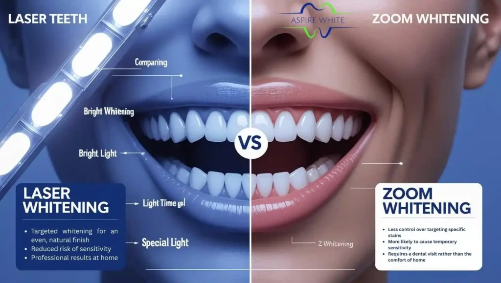 Laser Teeth Whitening vs. Zoom Whitening Chesham