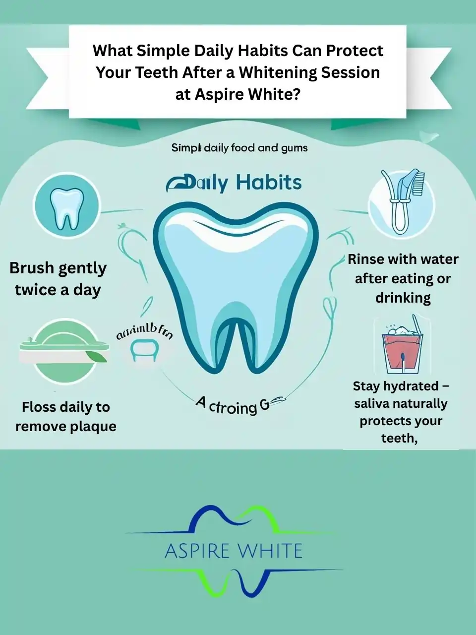 What Simple Daily Habits Can Protect Your Teeth After a Whitening Session at Aspire White Chesham
