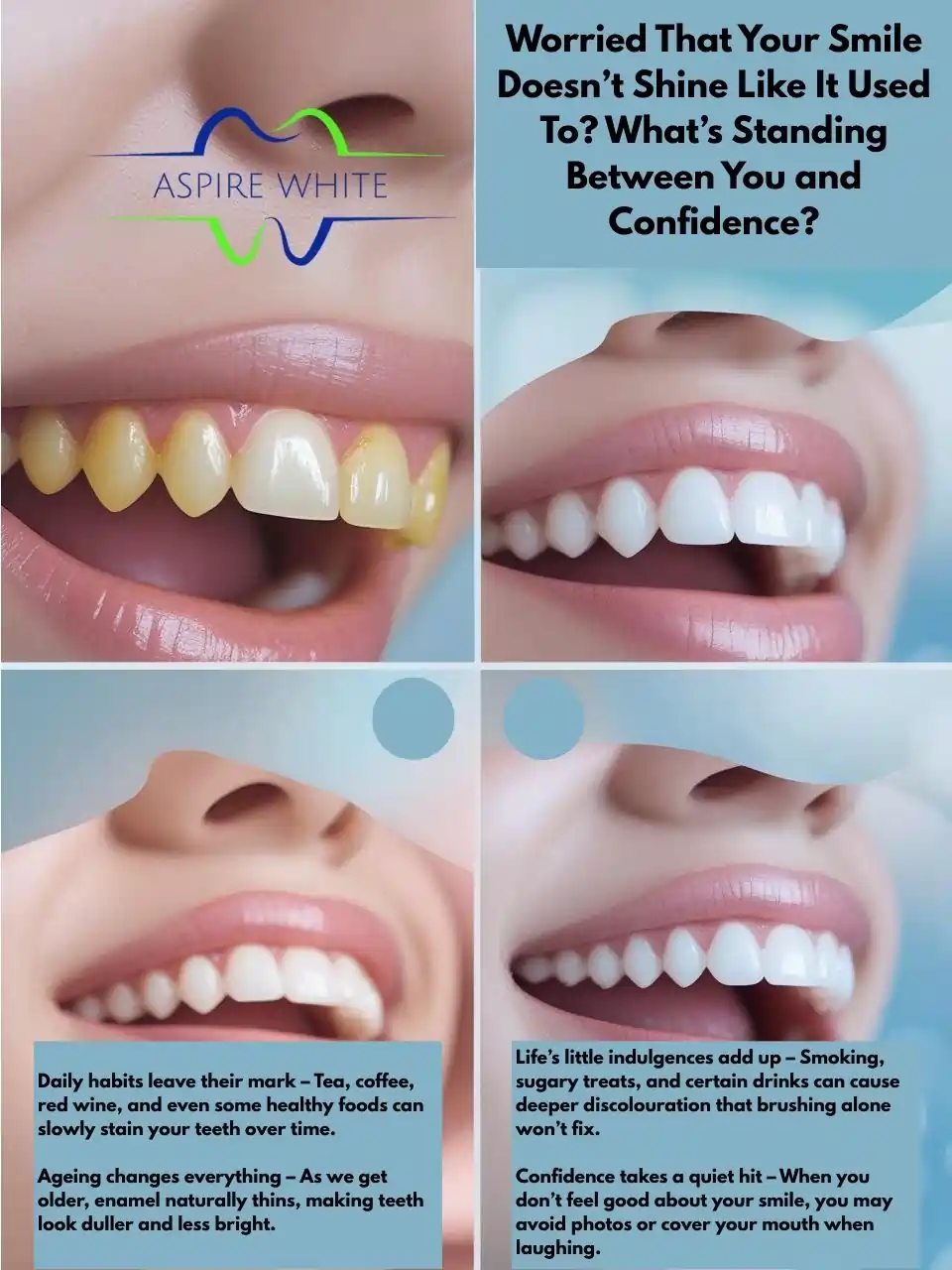 Worried That Your Smile Doesn’t Shine Like It Used To What’s Standing Between You and Confidence Chesham